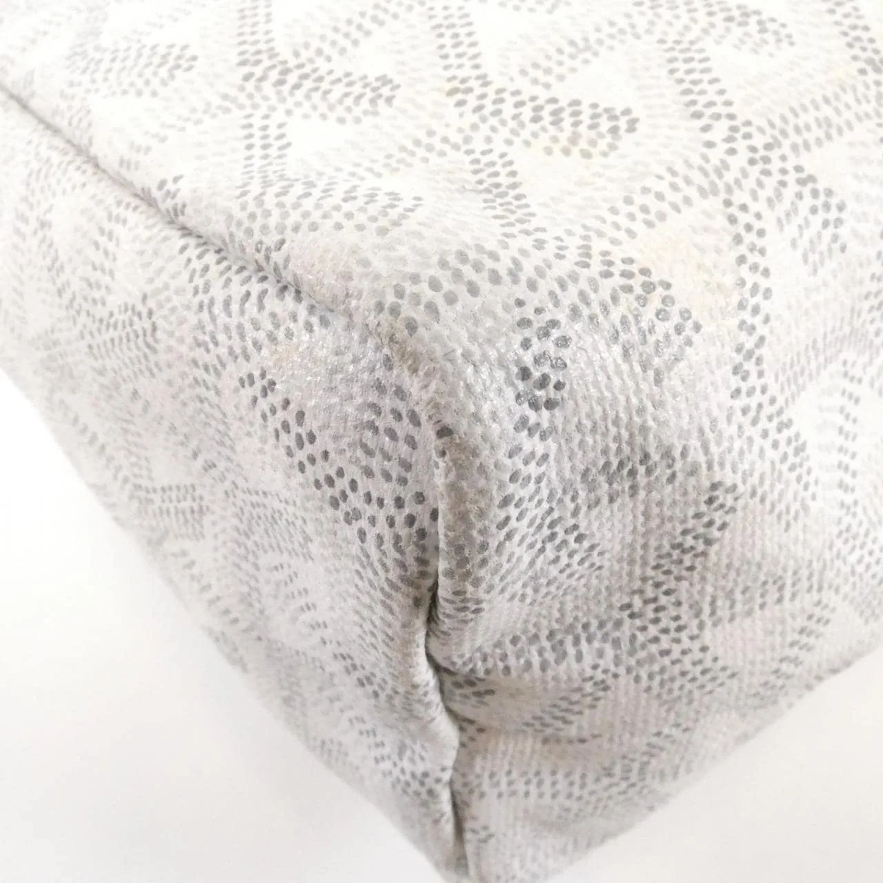 GOYARD Saint Louis AMA LOUIS JU Tote Canvas 白色 帆布 中古品B - 縮圖 2