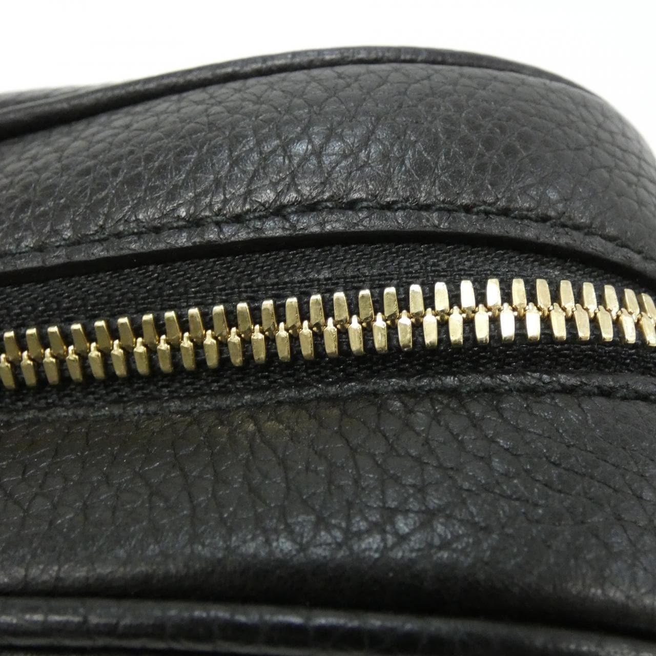 GUCCI Soho 308364 A7M0G Shoulder Bag Leather Black Leather - Thumbnail 5