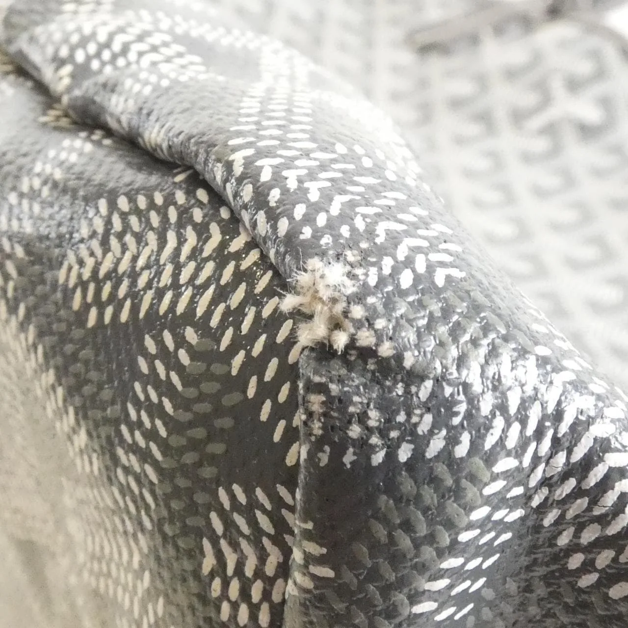 GOYARD Saint Louis AMA LOUIS PM Tote Canvas 灰色 帆布 中古品B - 縮圖 2