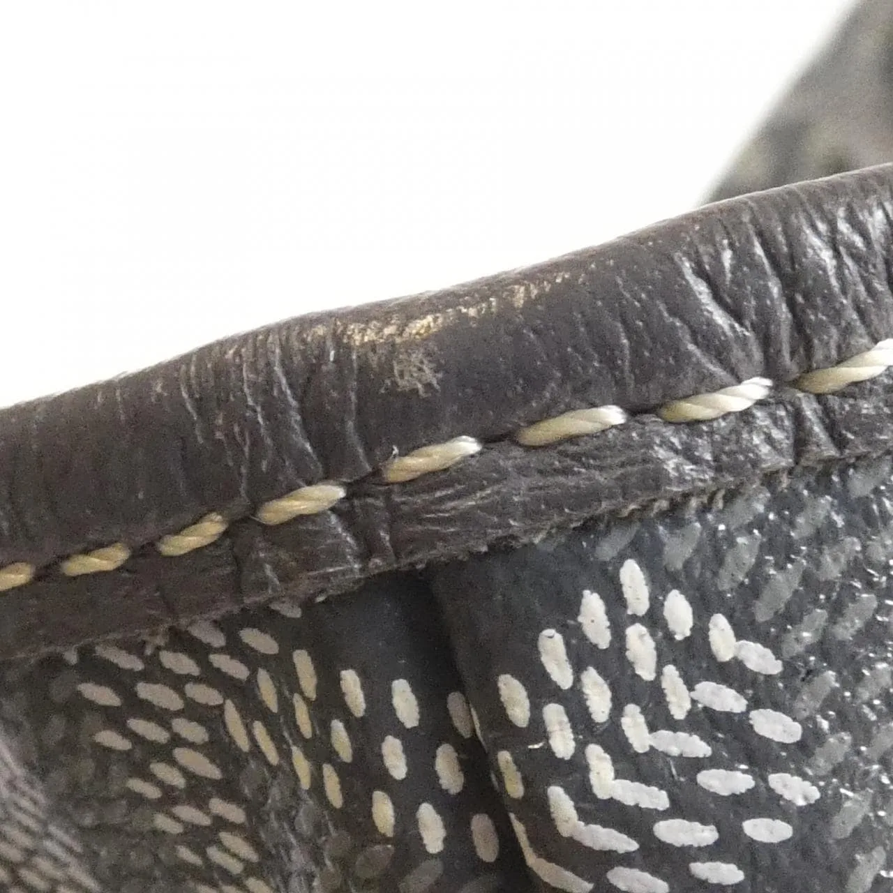 GOYARD Saint Louis AMA LOUIS PM Tote Canvas 灰色 帆布 中古品B - 縮圖 3