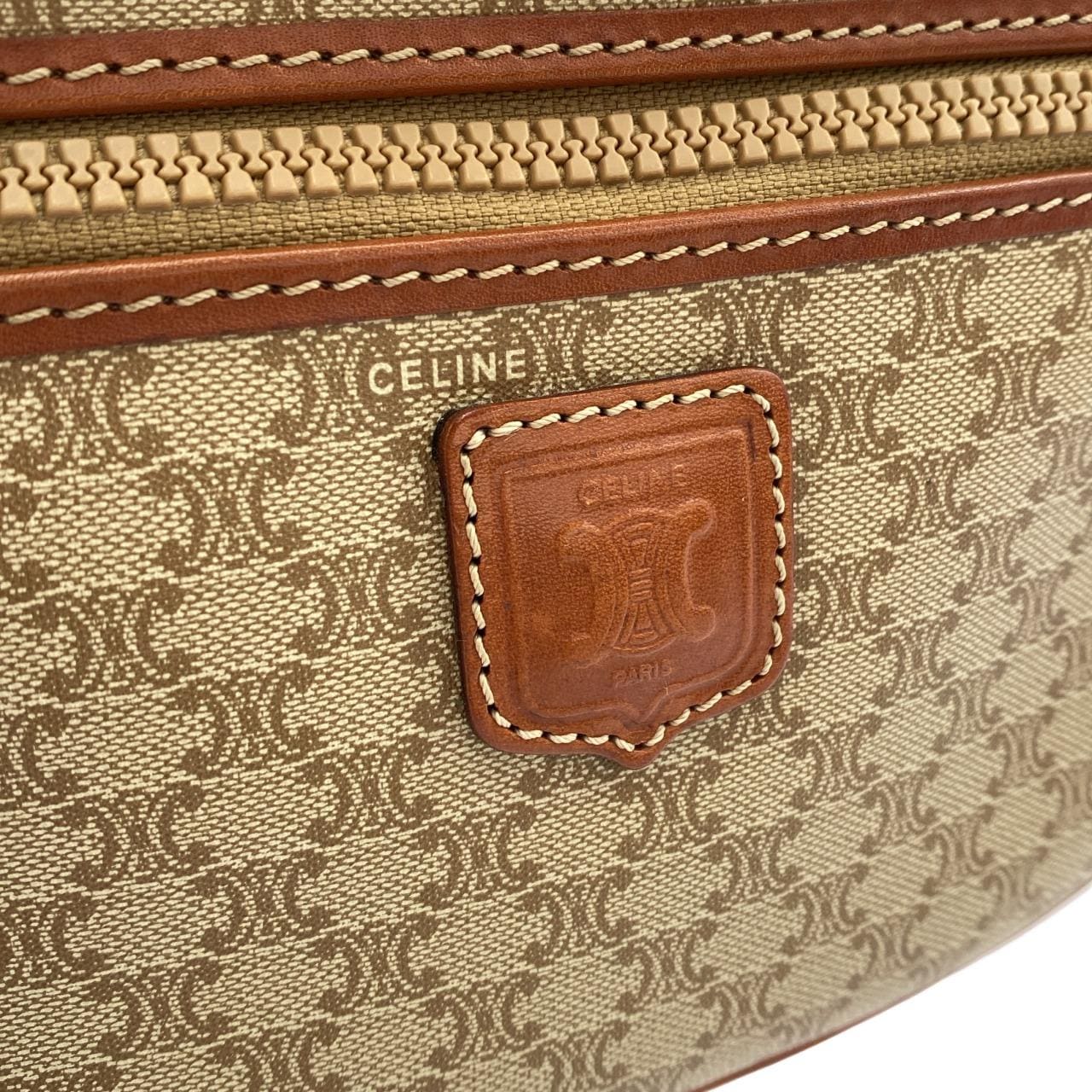 CELINE Shoulder Canvas Beige Canvas - Thumbnail 6