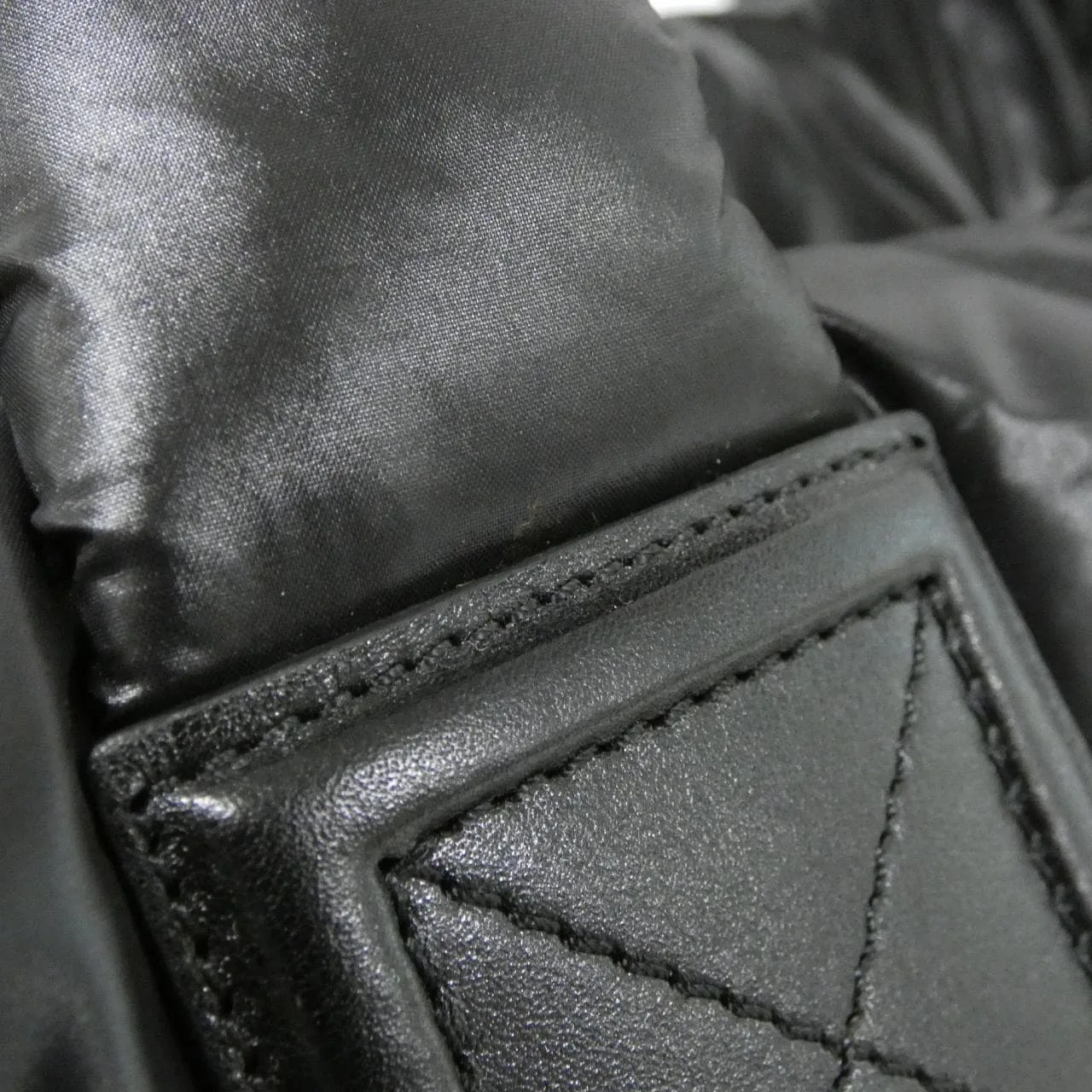 CHANEL Deauville 48610 Handbag Nylon Black Nylon - Thumbnail 5