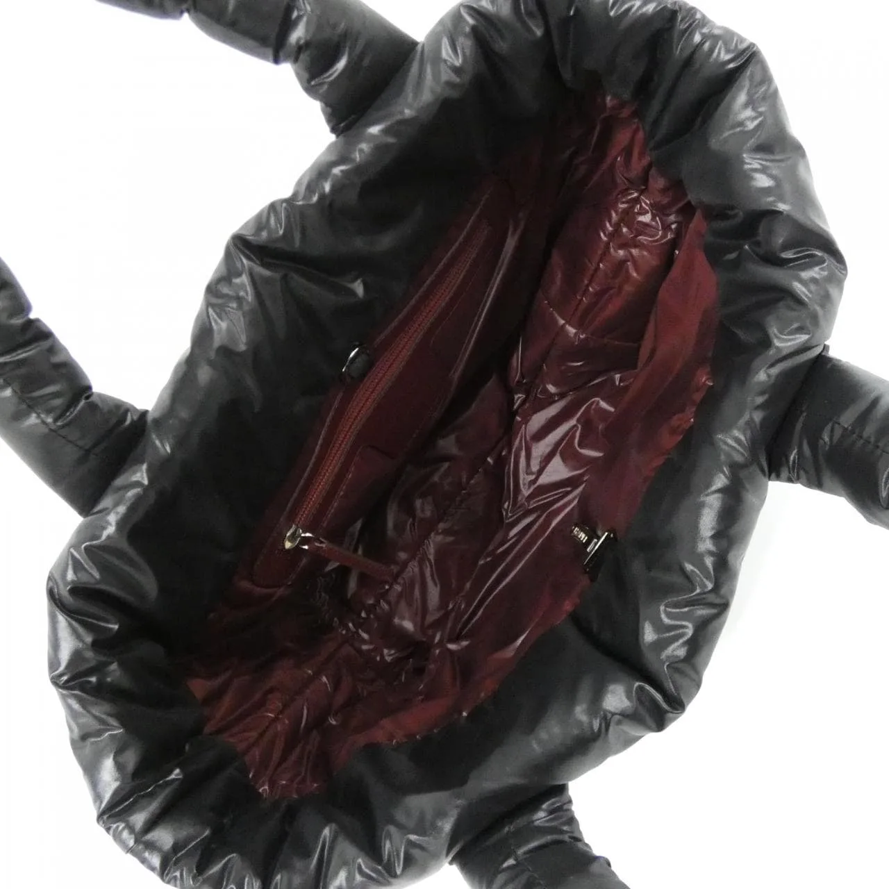 CHANEL Deauville 48610 Handbag Nylon Black Nylon - Thumbnail 9