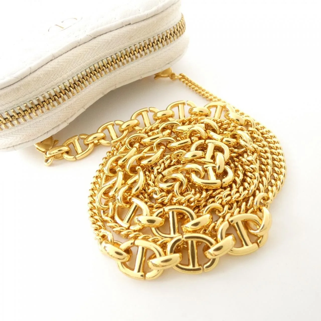 DIOR Caro S5097UNID Pouch 黑色 中古品B - 縮圖 6