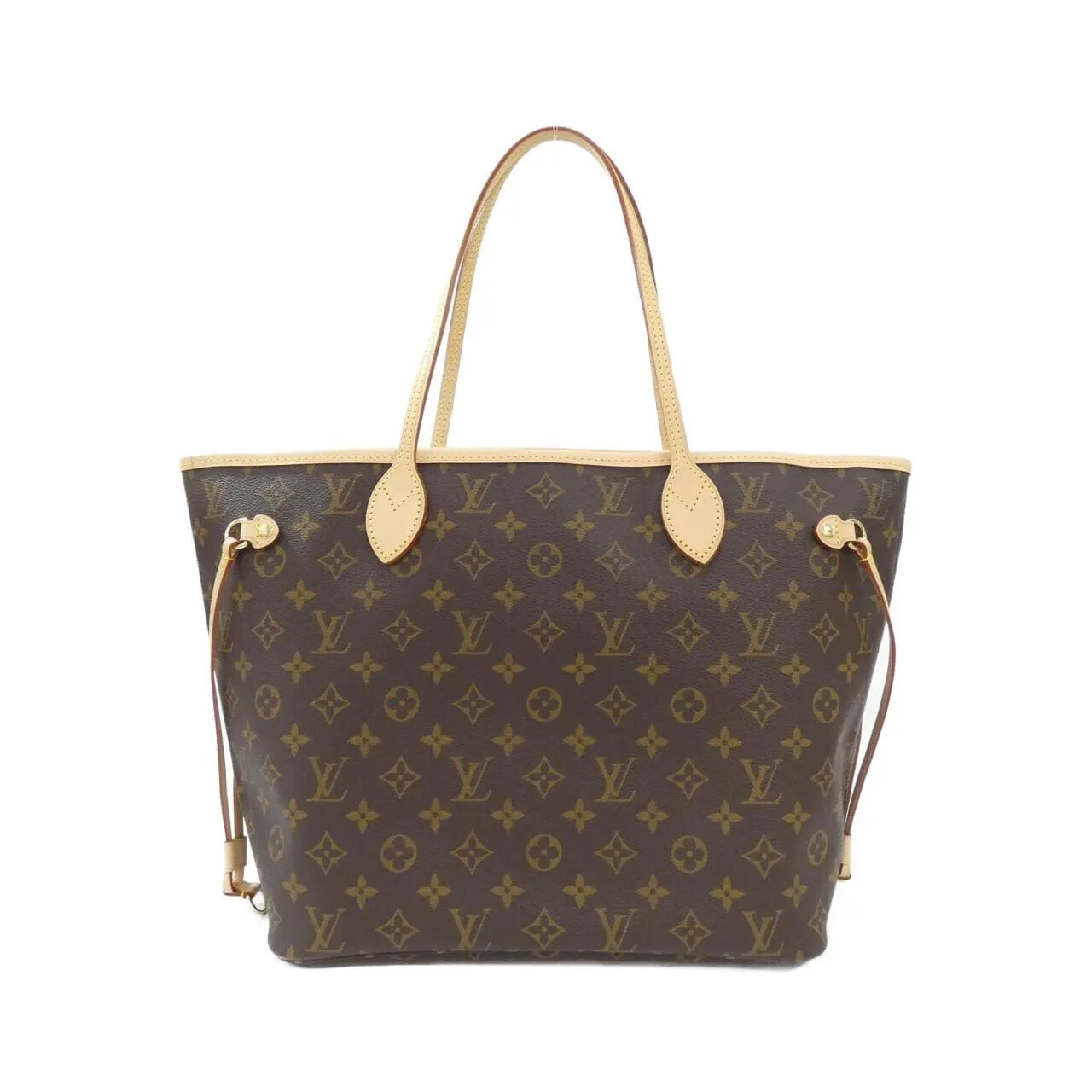 LOUIS VUITTON Neverfull M46975 Tote Monogram Beige
