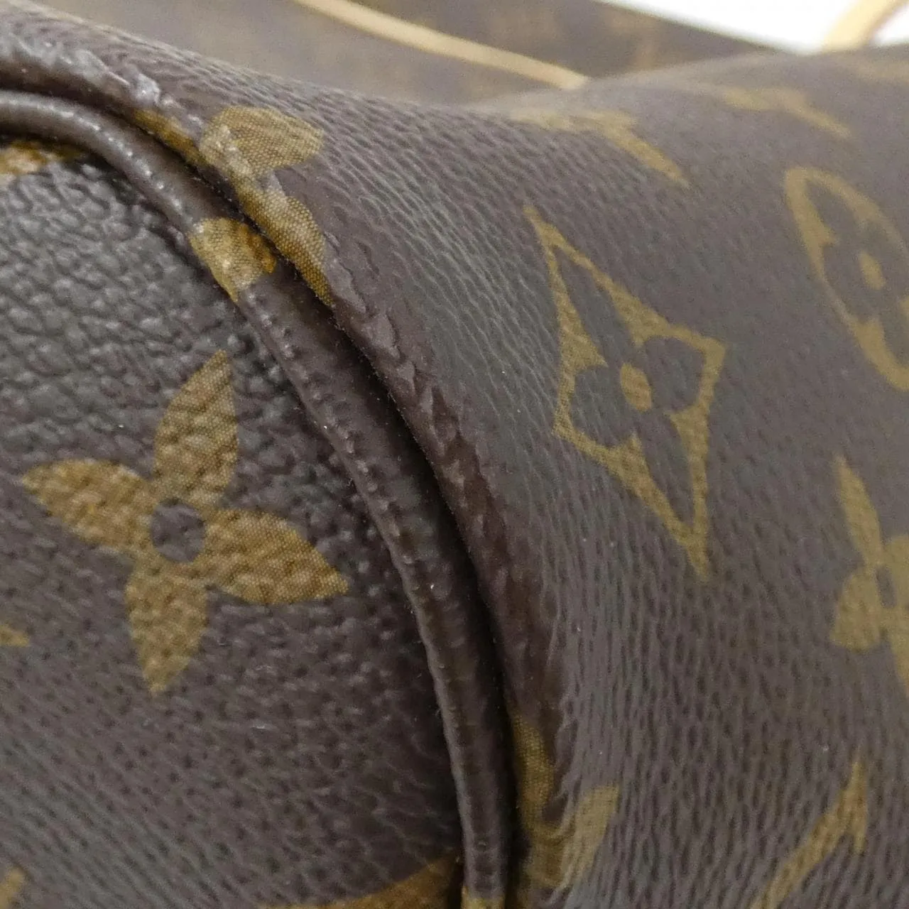 LOUIS VUITTON Neverfull M46975 Tote Monogram 米色 Monogram 中古品A - 縮圖 2