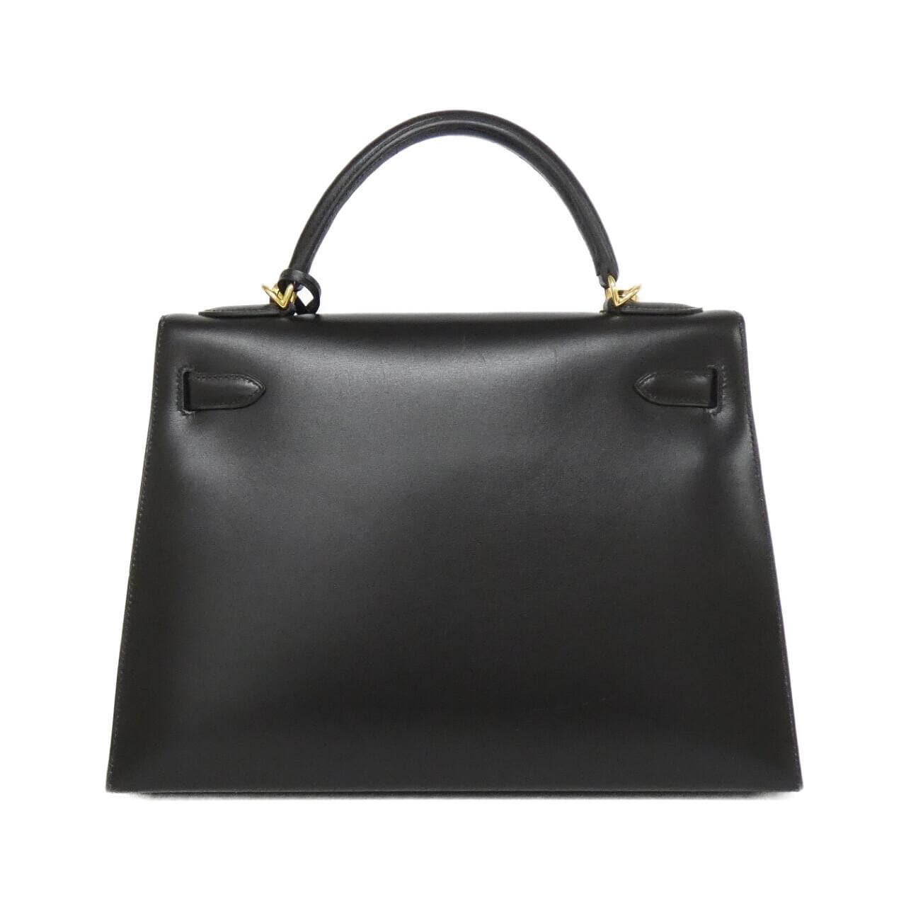 HERMES HERMÈS Kelly 001858CC Bag Box Calf Black Box Calf Leather - Thumbnail 2