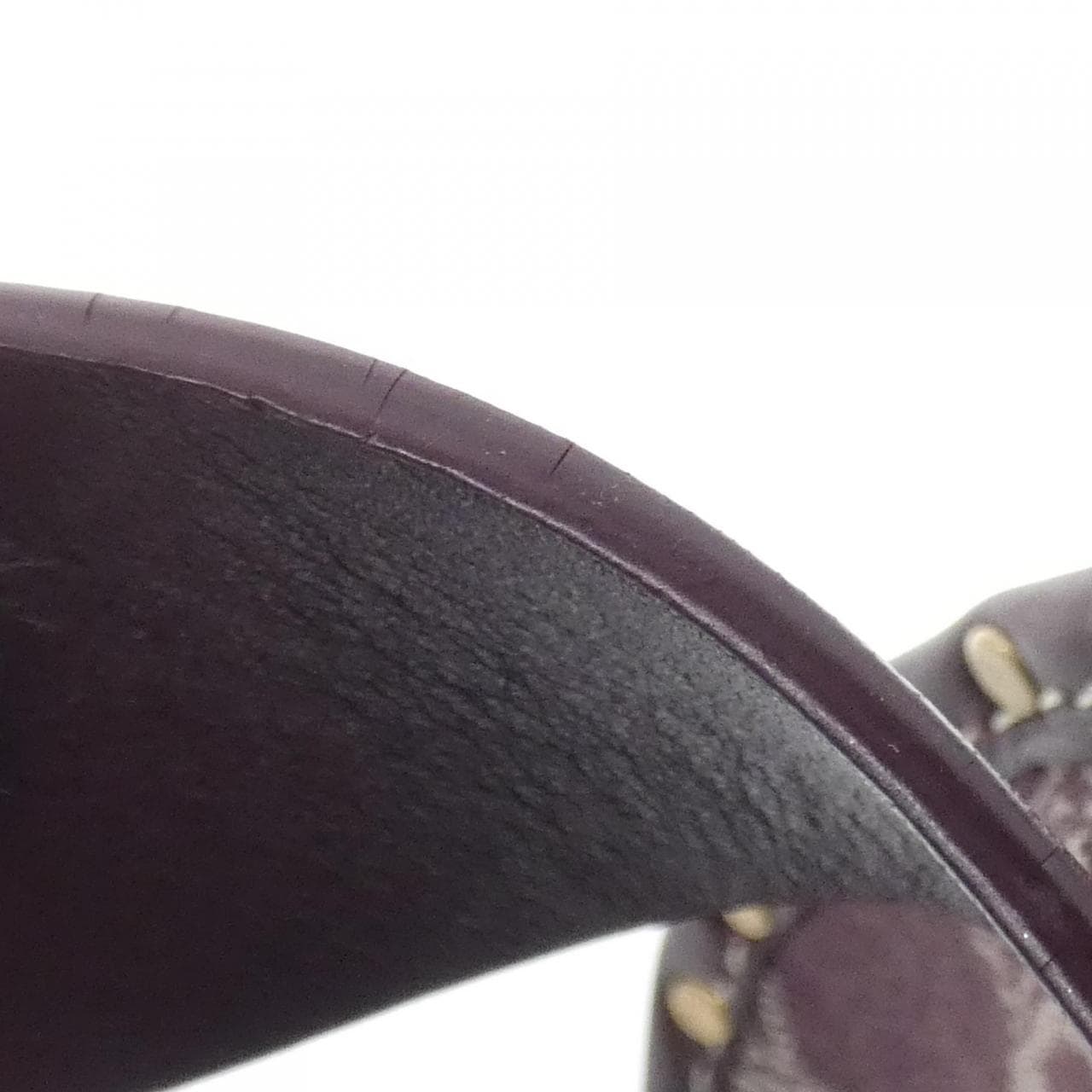 CELINE Belt Bag Canvas 酒紅色 帆布 中古品A - 縮圖 8