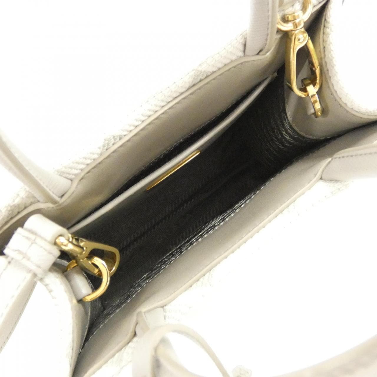 PRADA 1BA355 Shoulder Bag Grey - Thumbnail 8