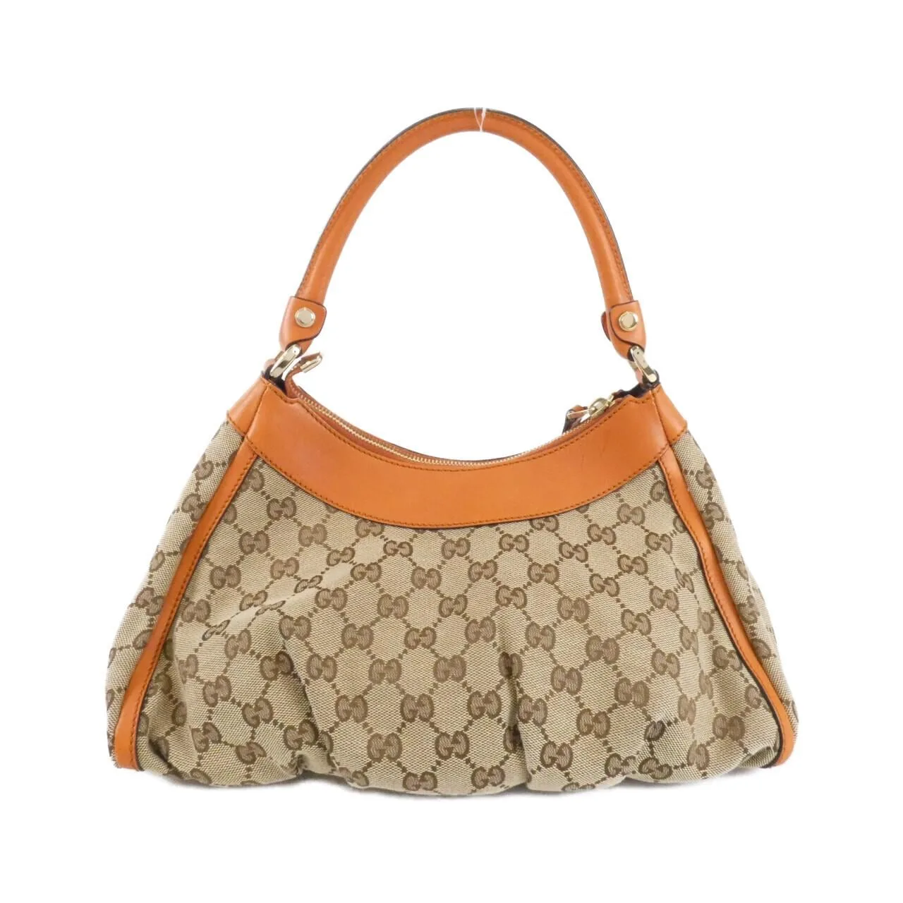 GUCCI 190525 FFPAG Shoulder Canvas 米色 帆布 中古品A - 縮圖 2