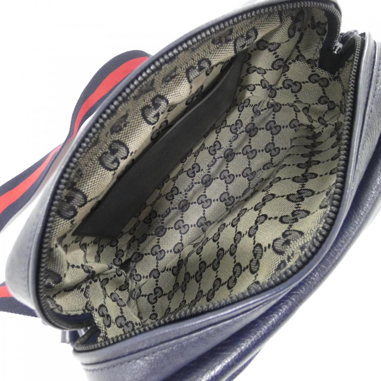 GUCCI 725696 AABDH Shoulder Bag Leather Black Leather Rank A - Thumbnail 9