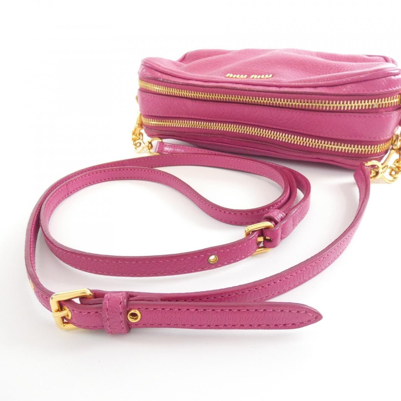 MIU MIU RT0539 Shoulder Bag Black - Thumbnail 7