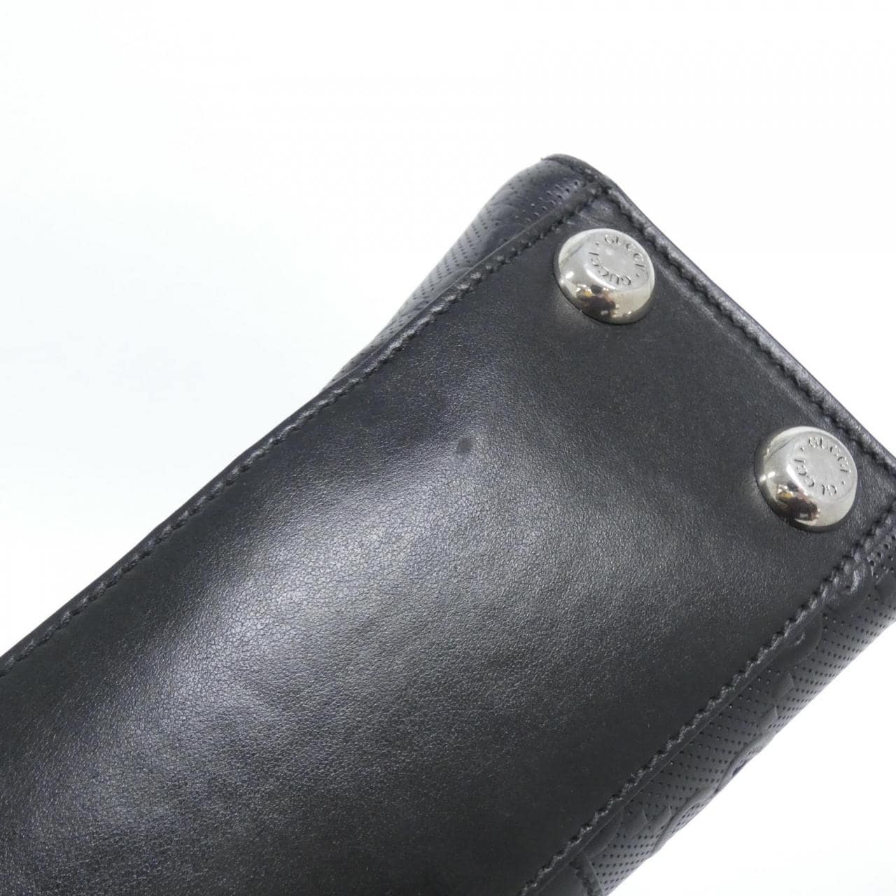 GUCCI 700421 1W3AN Bag Leather 黑色 皮革 - 縮圖 3