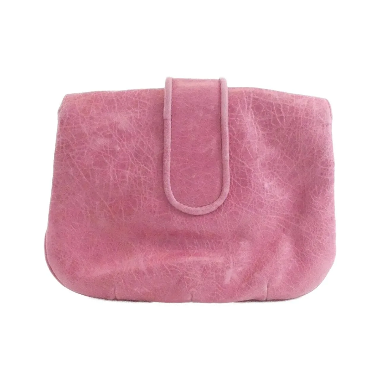 BALENCIAGA 224895 Pouch Leather Pink Leather Rank B - Thumbnail 2