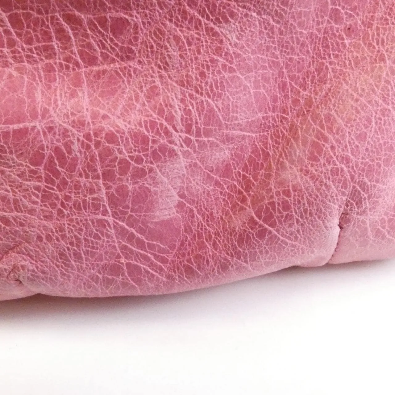 BALENCIAGA 224895 Pouch Leather Pink Leather Rank B - Thumbnail 5