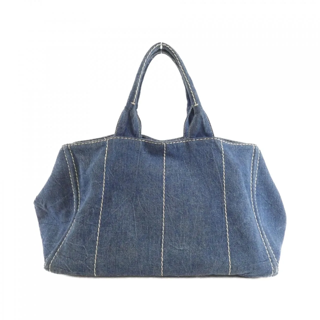 PRADA B1872B Handbag 白色 中古品B - 縮圖 2