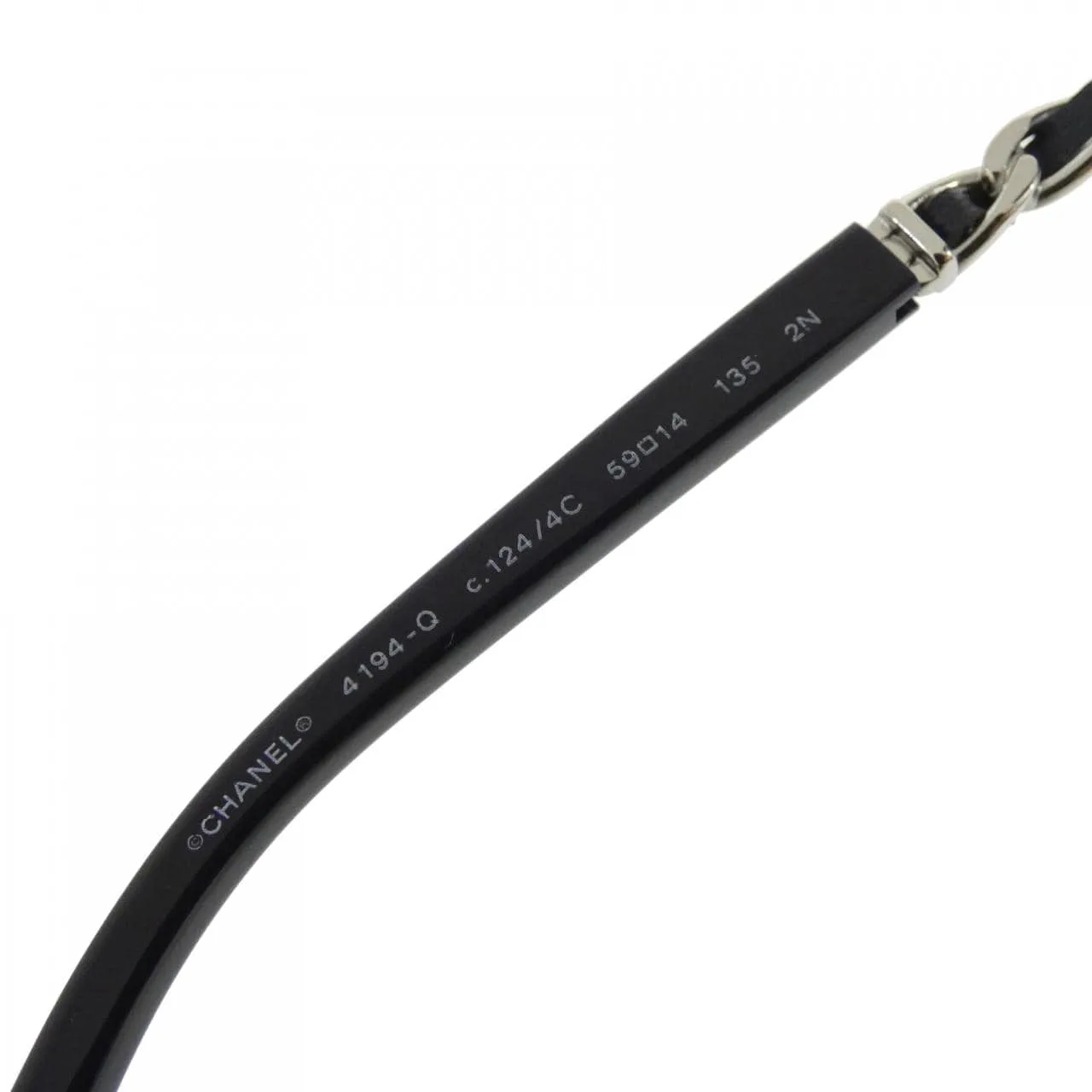 CHANEL 4194 Q Sunglasses Black Rank A - Thumbnail 6