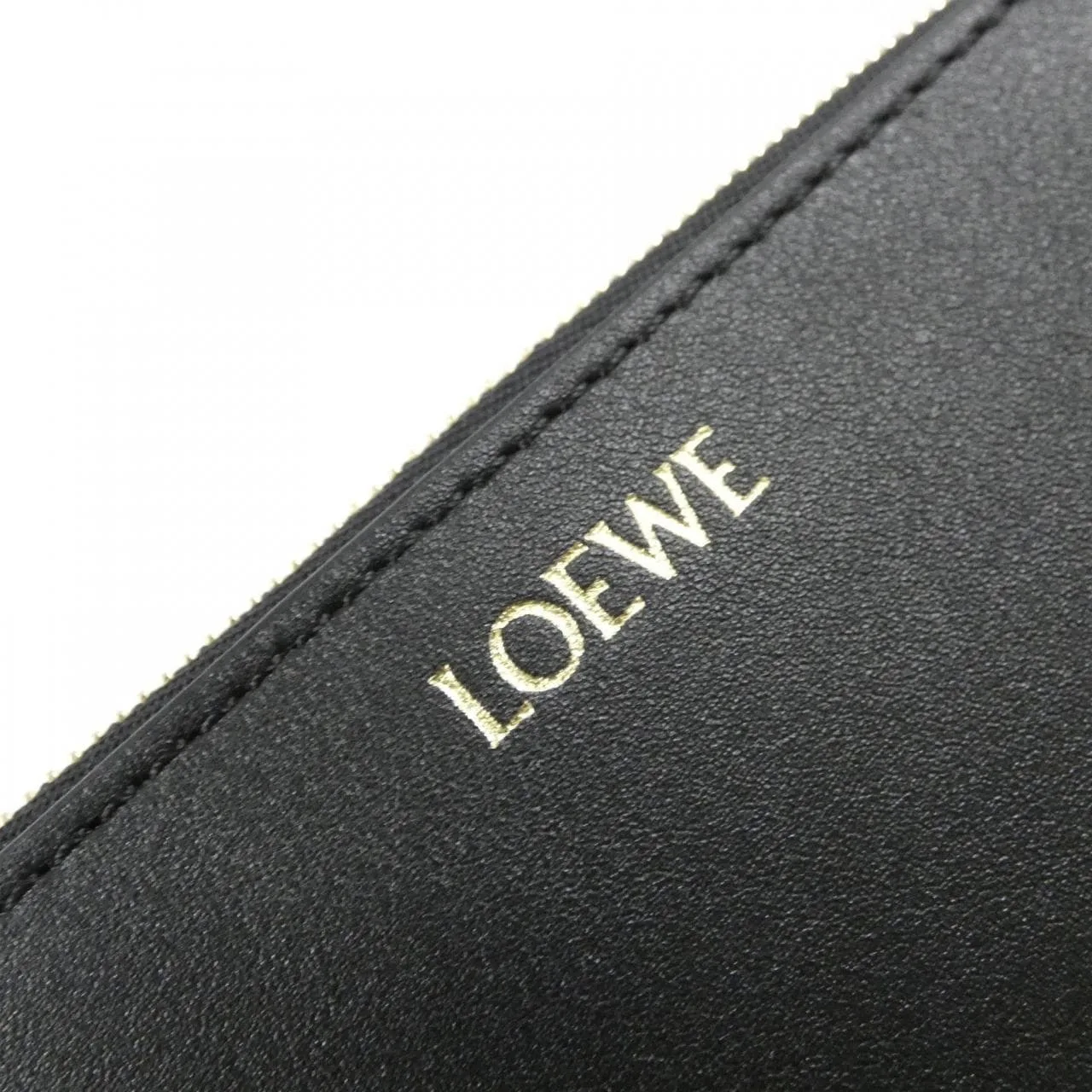 LOEWE CEM1Z40X02 Coin Case 黑色 中古品A - 縮圖 4
