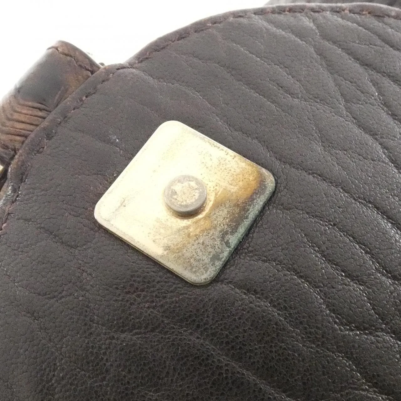 FENDI Baguette 8BR589RPU Handbag Canvas Black Canvas Rank B - Thumbnail 9