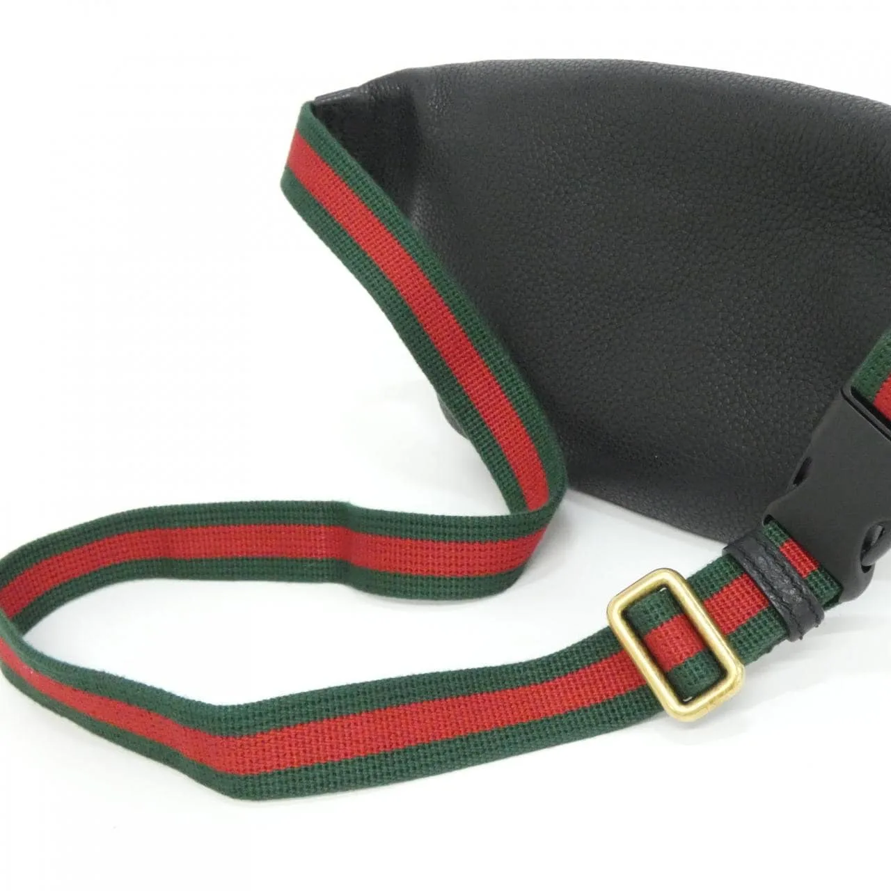 GUCCI 527792 0GCCT Belt Leather 黑色 皮革 中古品A - 縮圖 7