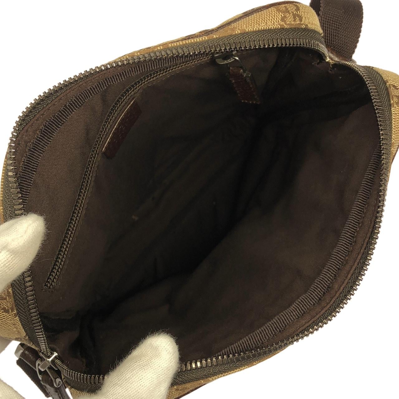 GUCCI 92551 Shoulder Bag Canvas Beige Canvas Rank A - Thumbnail 7