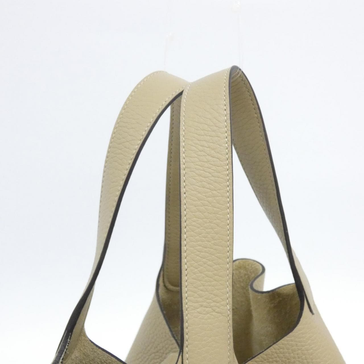 HERMES 060991CK Handbag Clemence Black Clemence Leather - Thumbnail 5