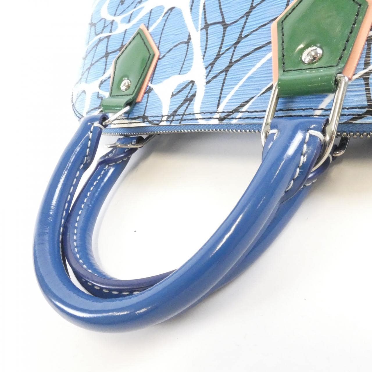 LOUIS VUITTON Alma M41571 Bag Epi 藍色 Epi 中古品A - 縮圖 8