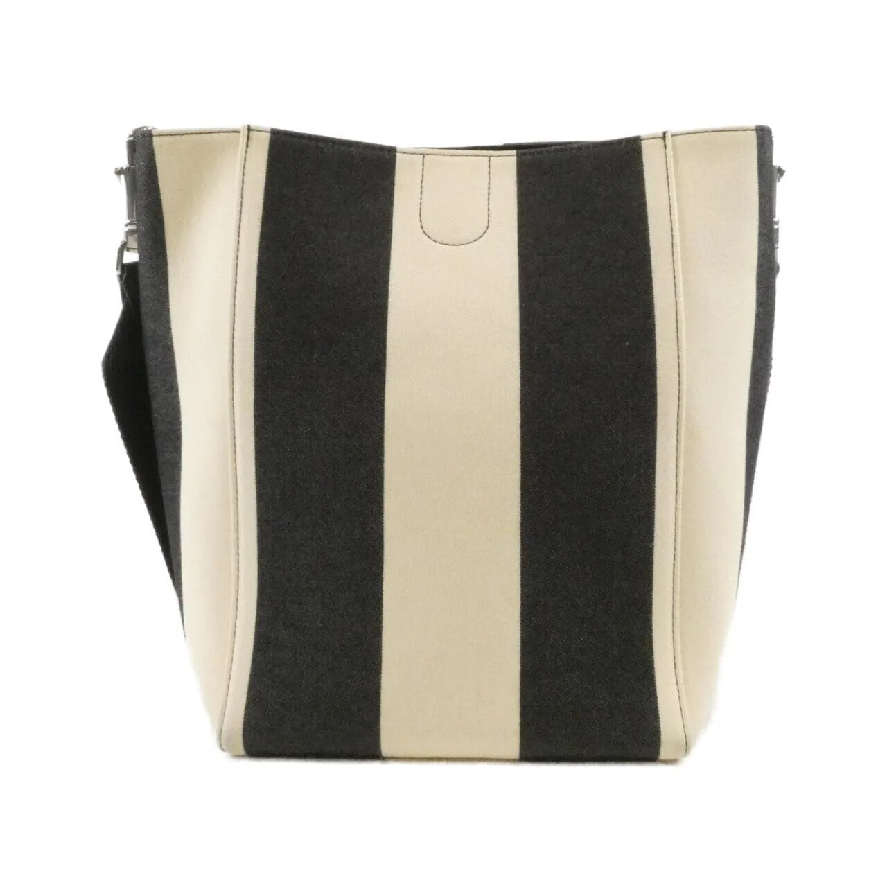 CELINE Luggage 189302BJR Shoulder Cotton 黑色 Cotton 中古品B - 縮圖 2