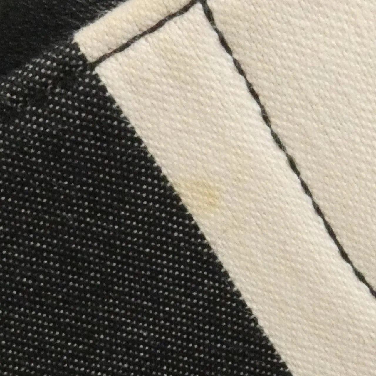 CELINE Luggage 189302BJR Shoulder Cotton 黑色 Cotton 中古品B - 縮圖 5