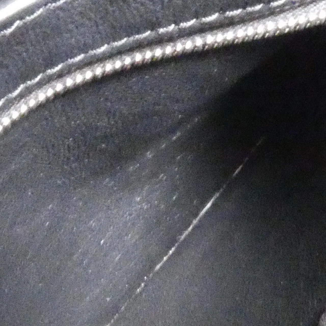 CELINE Luggage 189302BJR Shoulder Cotton 黑色 Cotton 中古品B - 縮圖 8