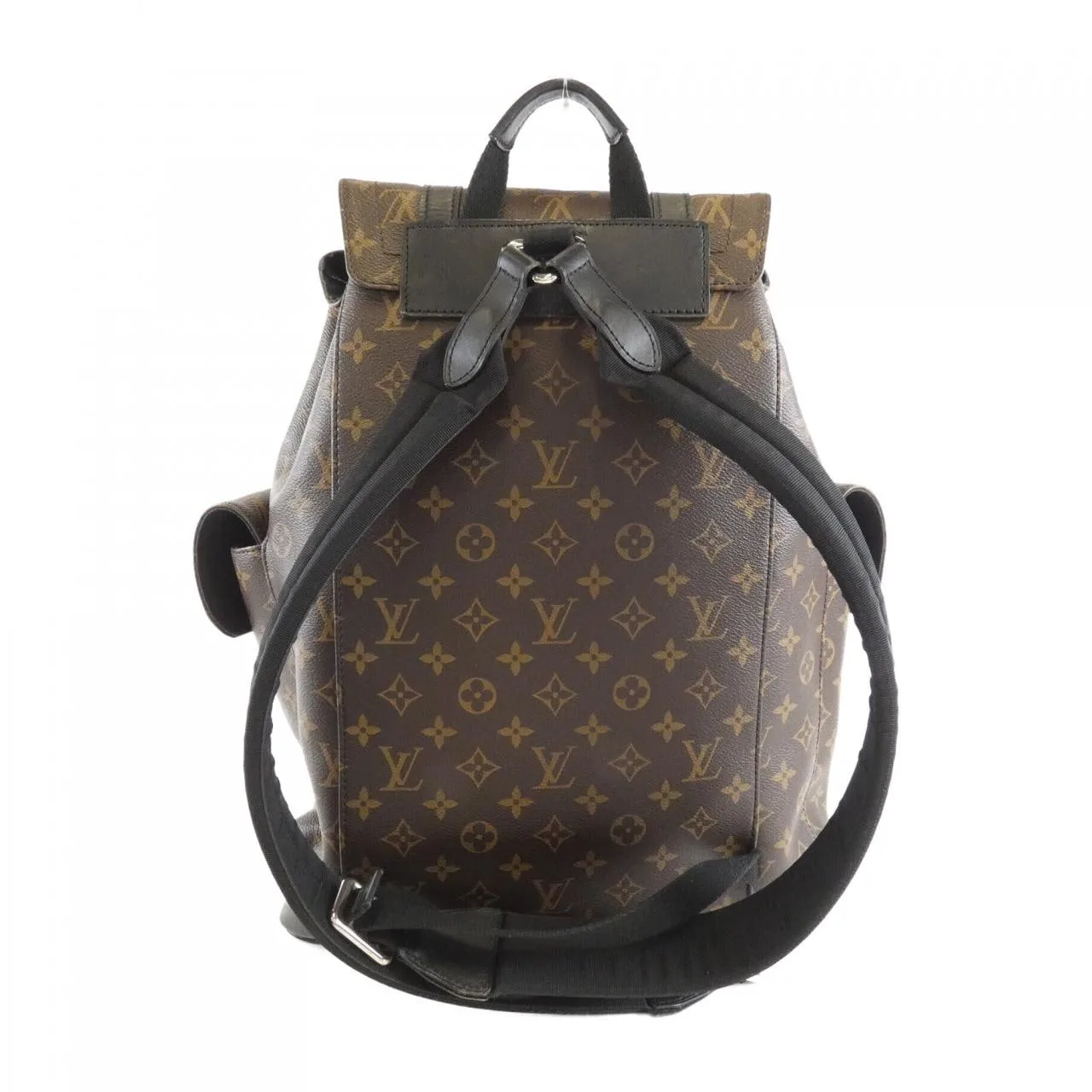 LOUIS VUITTON Christopher M43735 Backpack Monogram 黑色 Monogram 中古品B - 縮圖 2