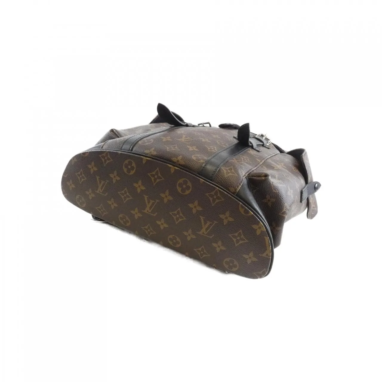 LOUIS VUITTON Christopher M43735 Backpack Monogram 黑色 Monogram 中古品B - 縮圖 3