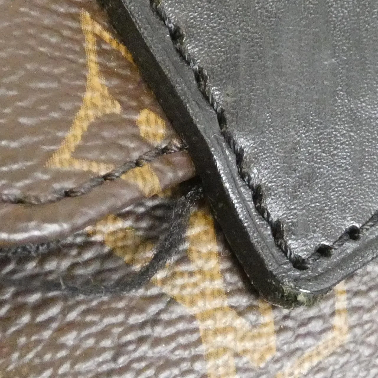 LOUIS VUITTON Christopher M43735 Backpack Monogram 黑色 Monogram 中古品B - 縮圖 5