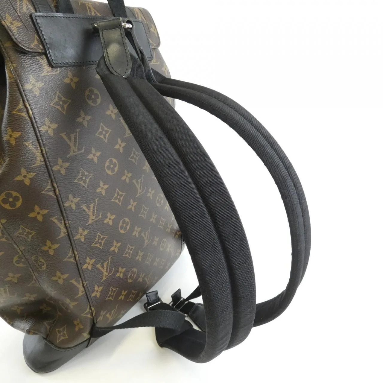 LOUIS VUITTON Christopher M43735 Backpack Monogram 黑色 Monogram 中古品B - 縮圖 6