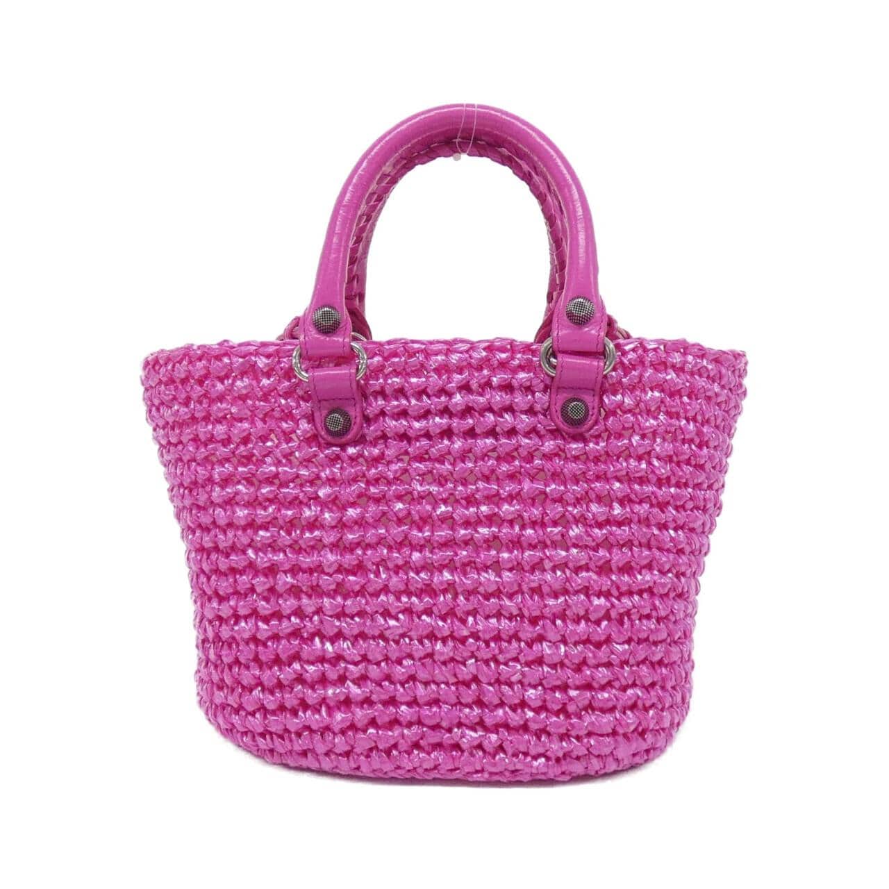 BALENCIAGA Le Cagole 786187 2AA19 Bag Nylon 黑色 尼龍 中古品A - 縮圖 2