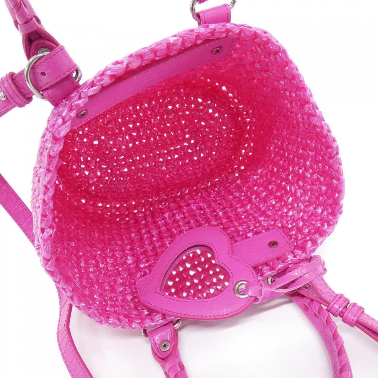 BALENCIAGA Le Cagole 786187 2AA19 Bag Nylon 黑色 尼龍 中古品A - 縮圖 7