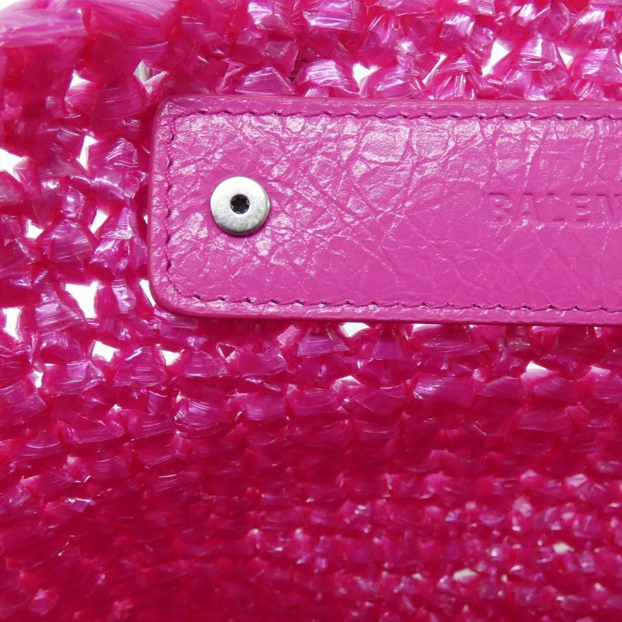 BALENCIAGA Le Cagole 786187 2AA19 Bag Nylon 黑色 尼龍 中古品A - 縮圖 8