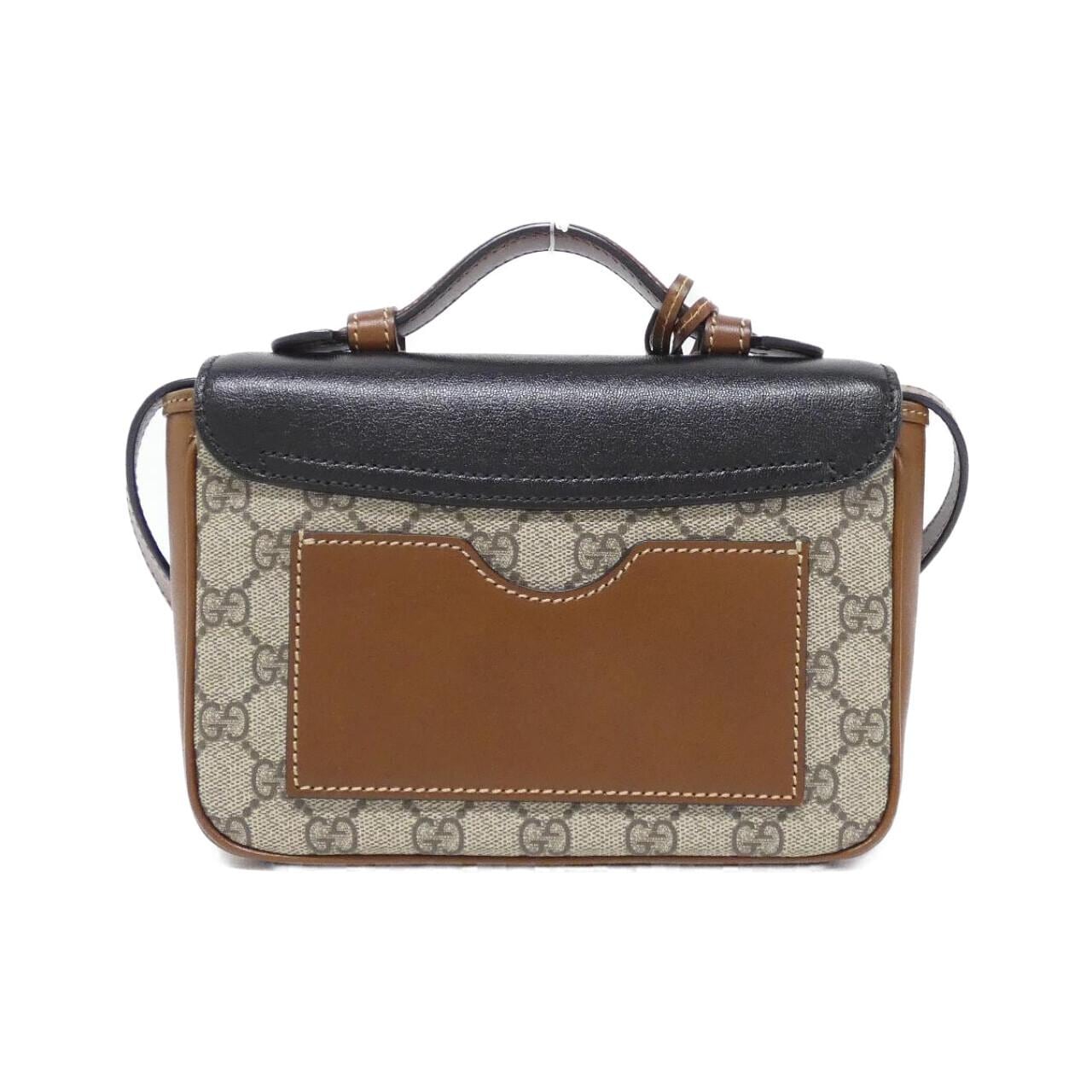 GUCCI 658487 2ZGAG Shoulder Bag Canvas Black Canvas - Thumbnail 2