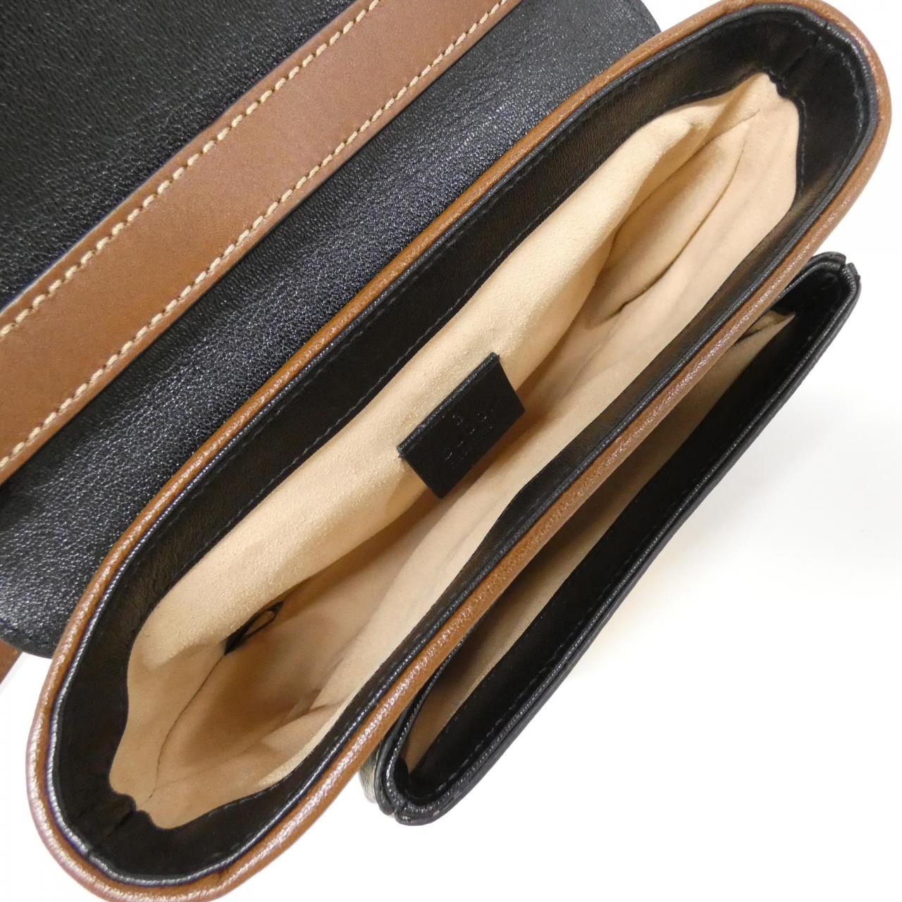 GUCCI 658487 2ZGAG Shoulder Bag Canvas Black Canvas - Thumbnail 10