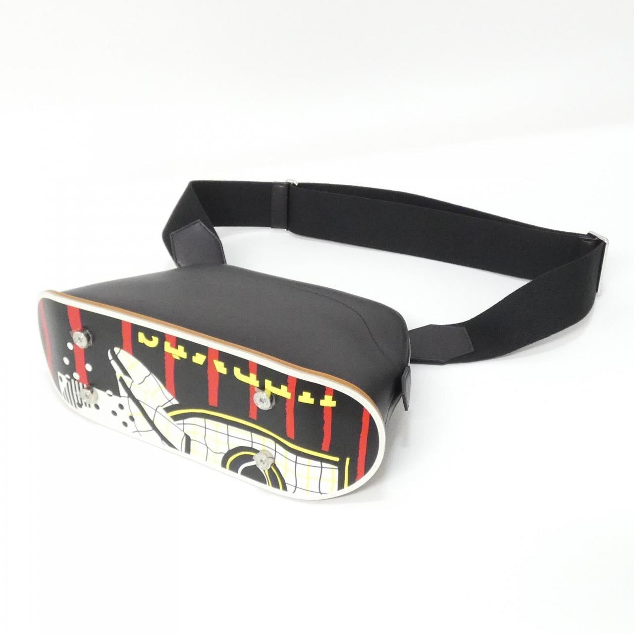 HERMES HERMÈS Bolide 083812CK Shoulder Bag Swift 黑色 Swift 皮 - 縮圖 3