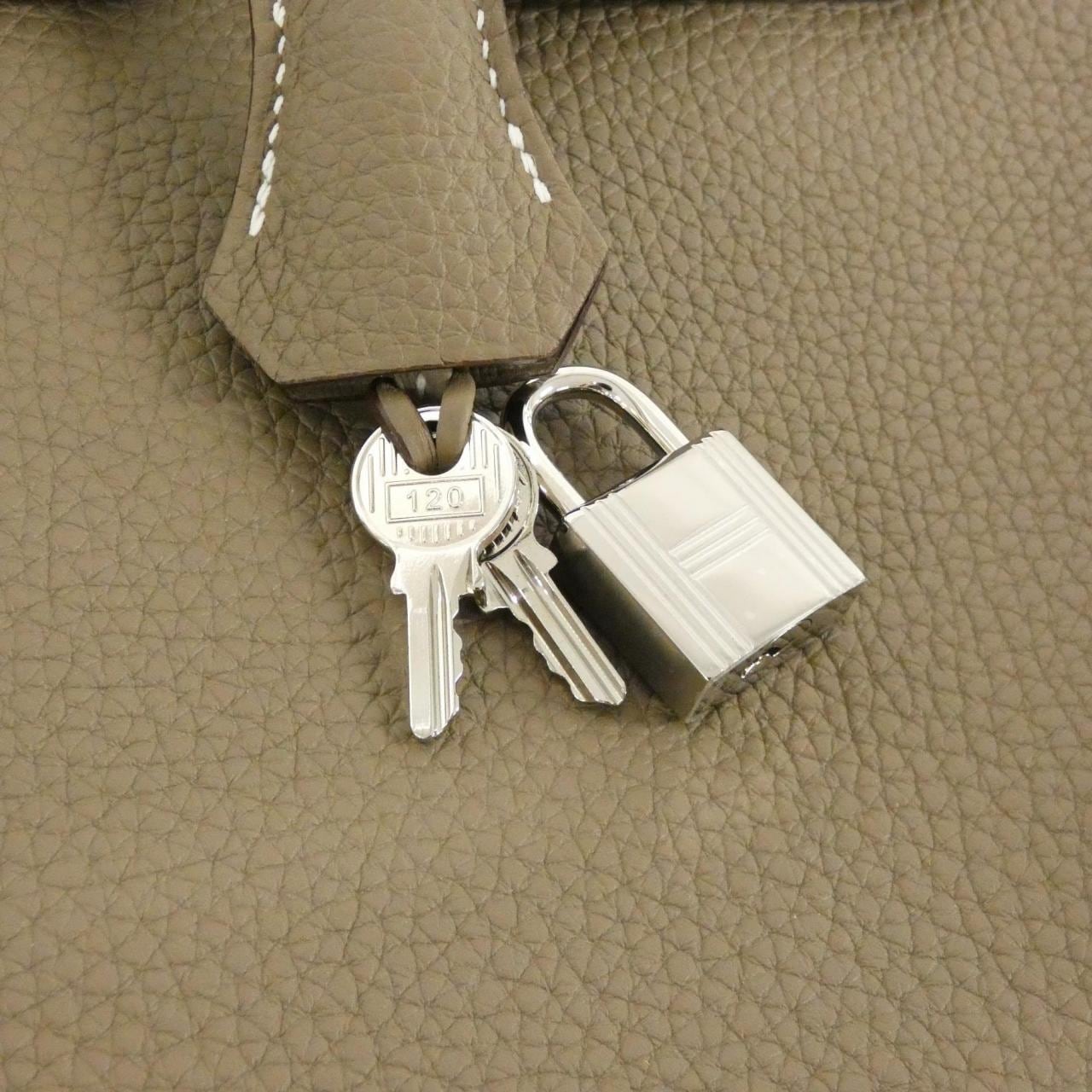 HERMES HERMÈS Birkin 027767CK Bag Togo Etoupe Togo Leather - Thumbnail 4