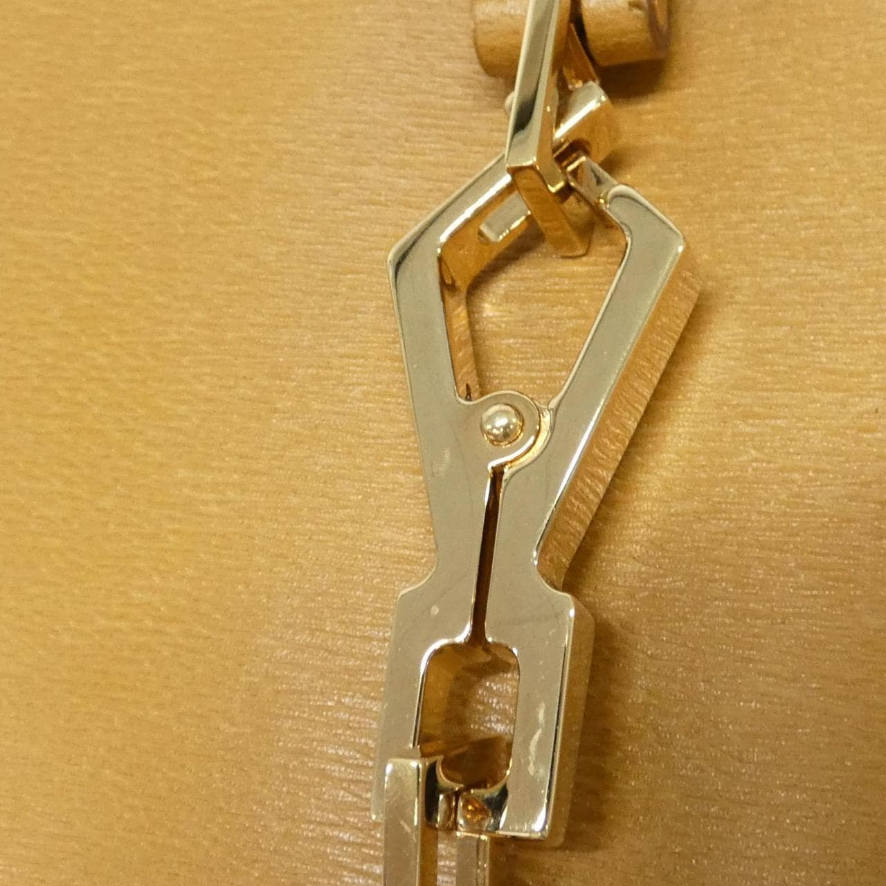 GUCCI 001 4060 Shoulder Bag Leather Beige Leather Rank A - Thumbnail 6