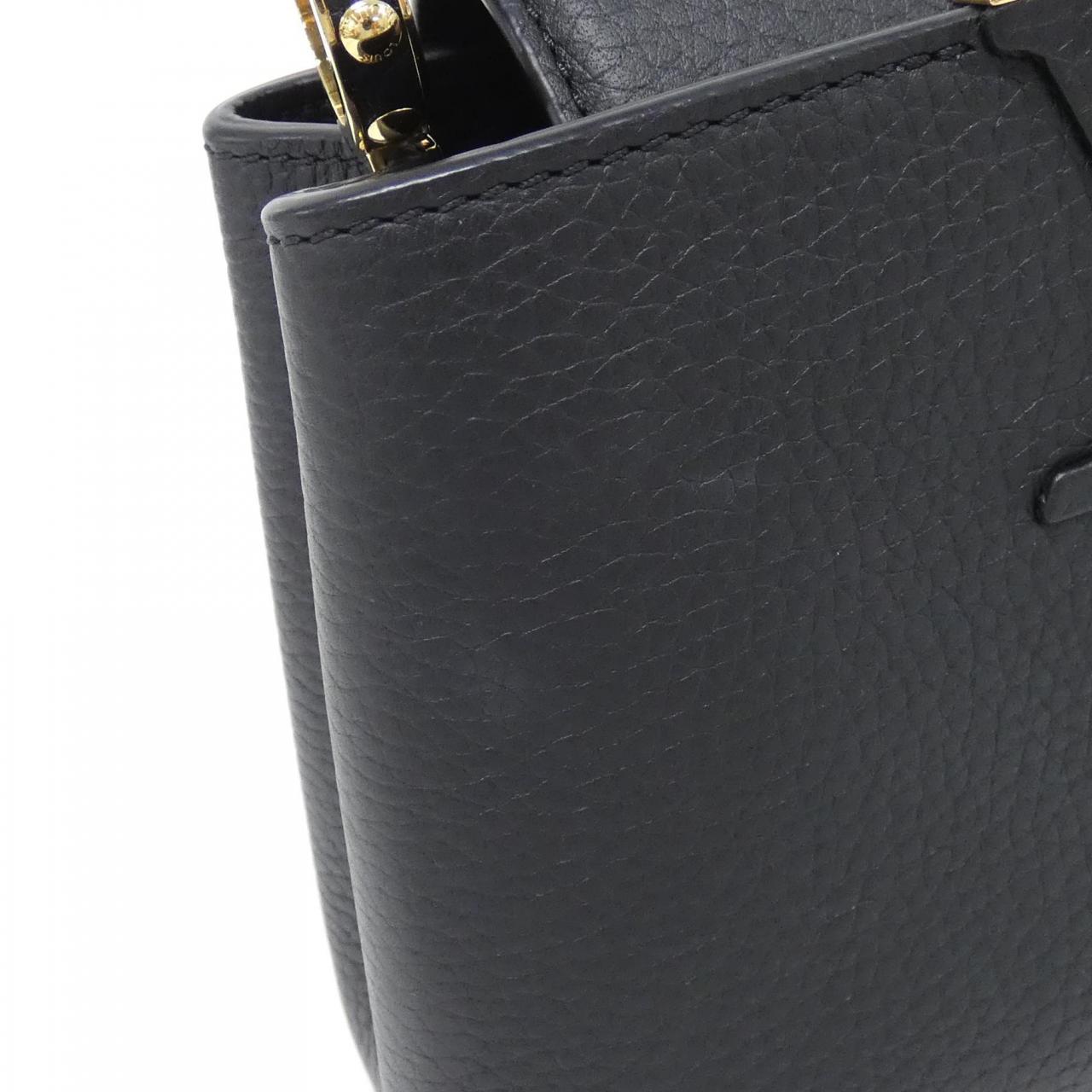 LOUIS VUITTON Capucines M56071 Bag Black Rank A - Thumbnail 4