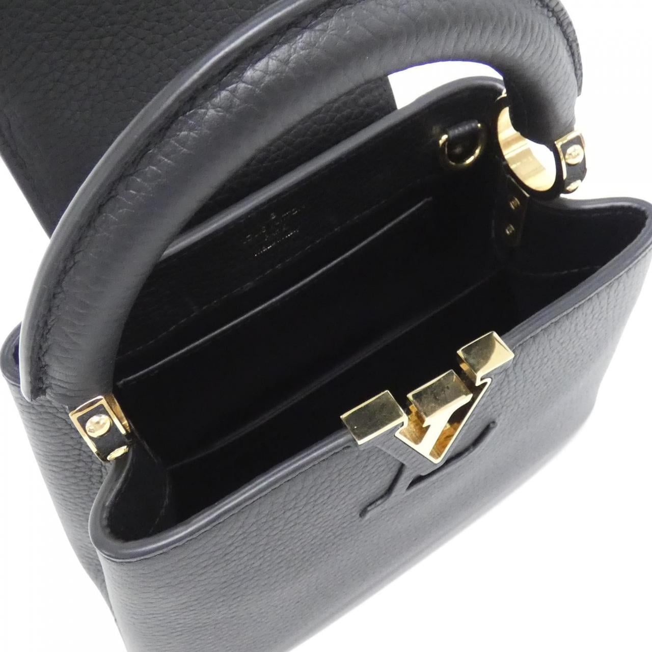 LOUIS VUITTON Capucines M56071 Bag Black Rank A - Thumbnail 7