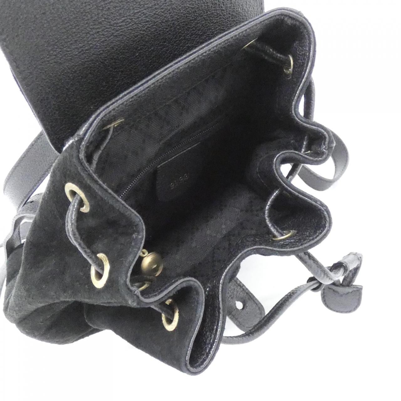 GUCCI 003 3444 Backpack Black Rank A - Thumbnail 9