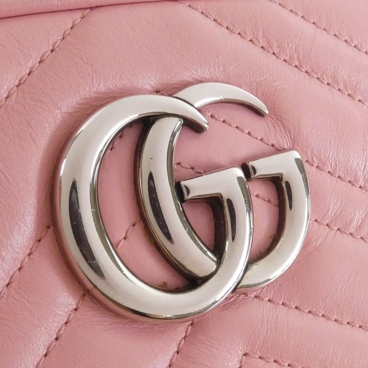 GUCCI Marmont 447632 DTD1Y Shoulder Bag Leather Black Leather - Thumbnail 7