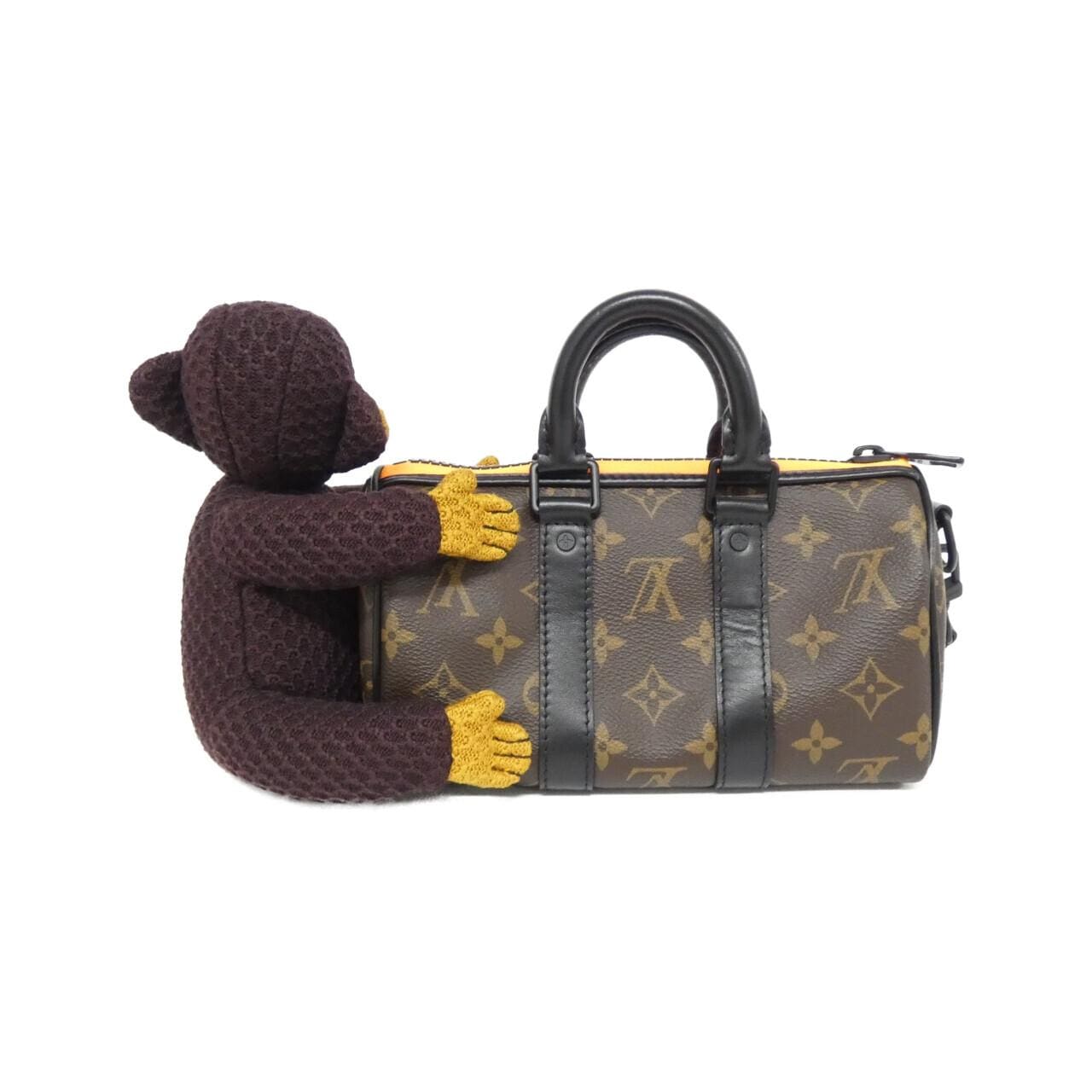 LOUIS VUITTON Keepall M80118 Boston Bag Monogram Black Monogram Rank A - Thumbnail 2