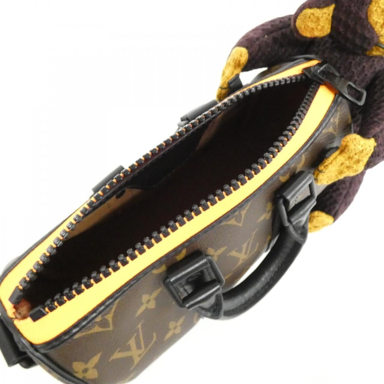 LOUIS VUITTON Keepall M80118 Boston Bag Monogram Black Monogram Rank A - Thumbnail 8