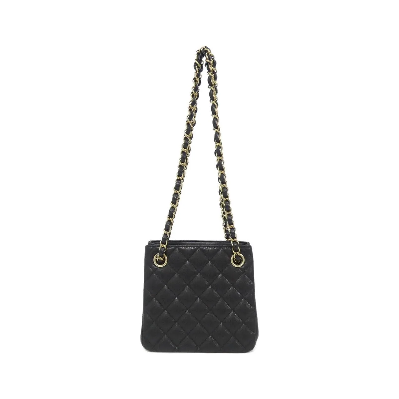 CHANEL Chanel 22 AS3176 Shoulder Grained Calfskin Black Grained Calfskin Rank A - Thumbnail 2