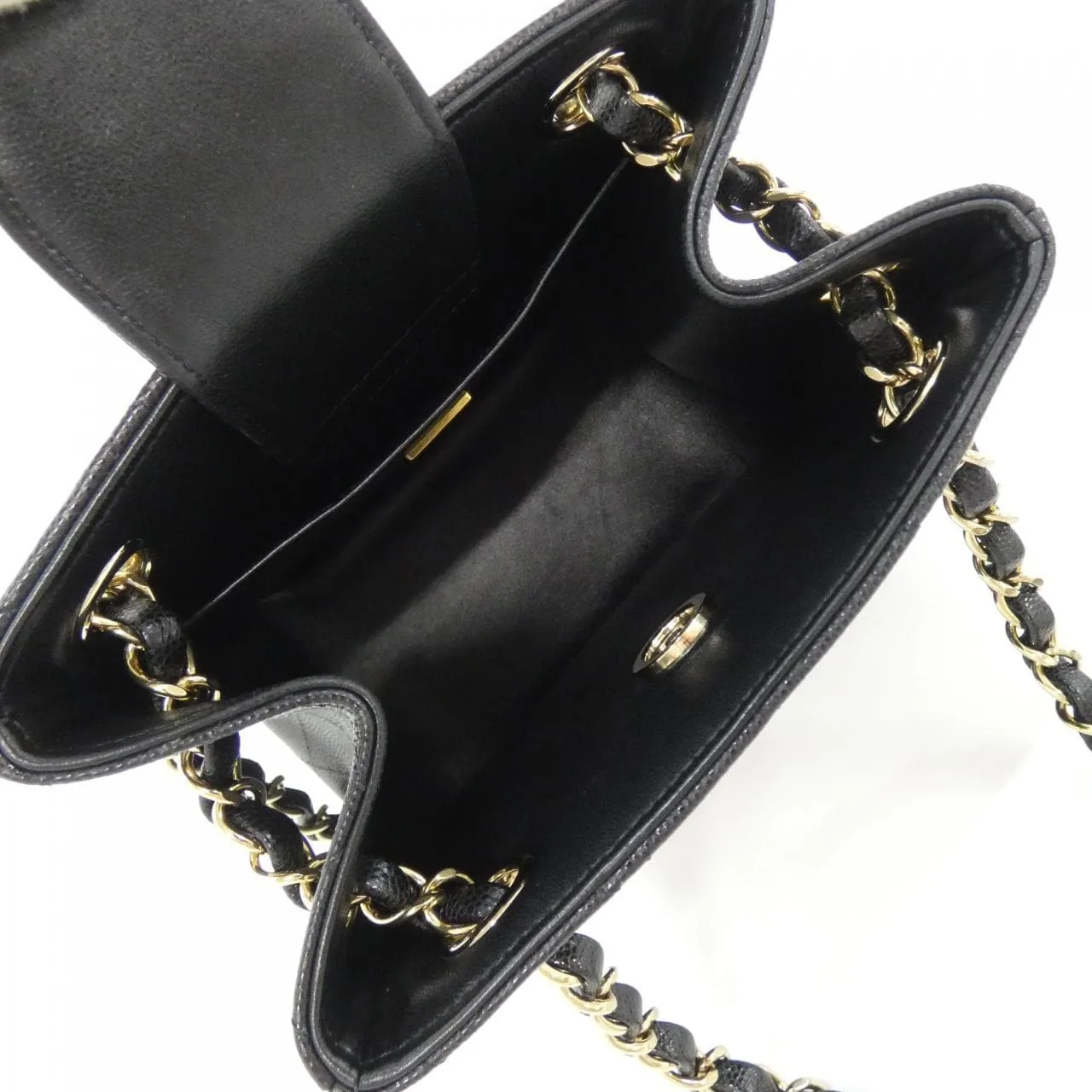 CHANEL Chanel 22 AS3176 Shoulder Grained Calfskin Black Grained Calfskin Rank A - Thumbnail 7